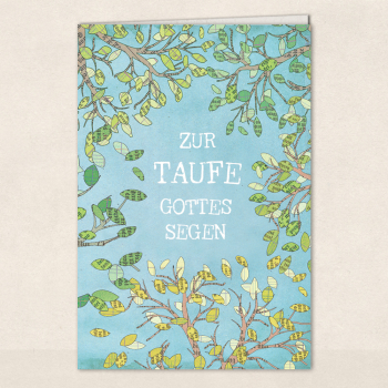 Doppelkarte : zur Taufe (SALE)
