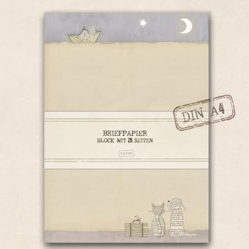 A4 Briefpapier - Gute Reise