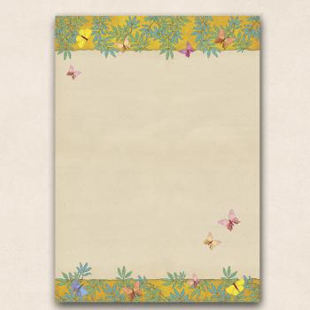 A4 Briefpapier - gelber Sommer (bitte Beschreibung lesen!)