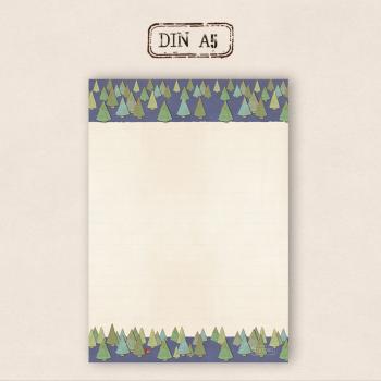 stationery - Writing pad - forest
