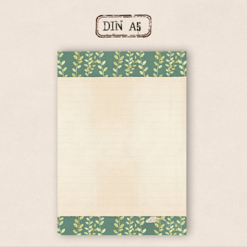 stationery - Writing pad - tendrils