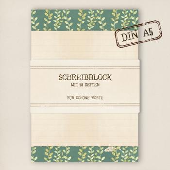 stationery - Writing pad - tendrils