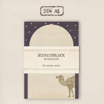 stationery - Writing pad - camel