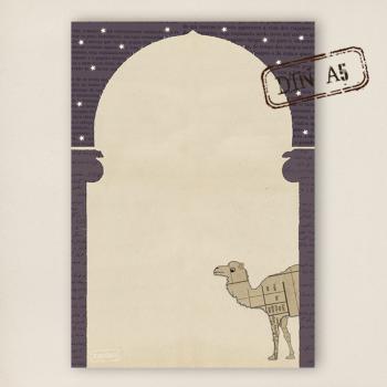 stationery - Writing pad - camel