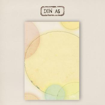 stationery - Writing pad - bright circles