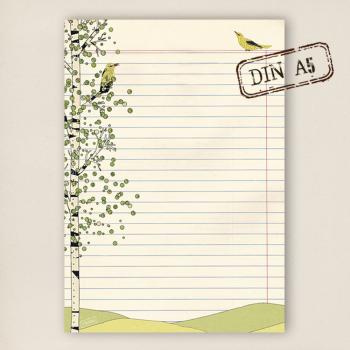 stationery - Writing pad - Birch