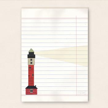 DIN A6 Notizblock - Leuchtturm