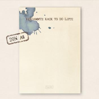 DIN A6 Notizblock - To Do Liste
