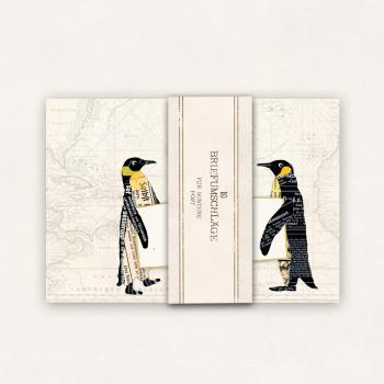 10 x Briefumschläge : Pinguine