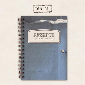 Rezeptbuch für und gegen alles (blau)