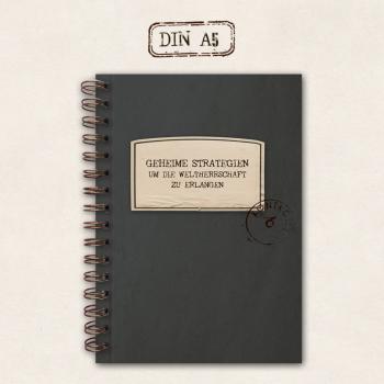 fettes Notizbuch für die Weltherrschaft