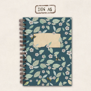 fettes Notizbuch - Apfelblüte