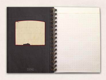 fettes Notizbuch - schwarz