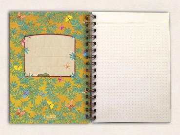 fettes Notizbuch - gelber Sommer