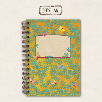 fettes Notizbuch - gelber Sommer