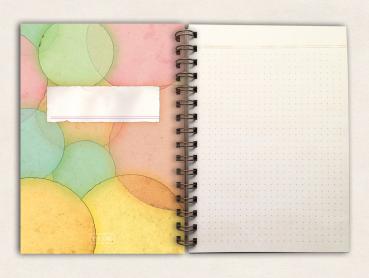 fettes Notizbuch - Kreise