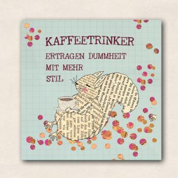 Magnet: Kaffeetrinker....