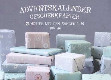 Adventskalender Papier DIN A4