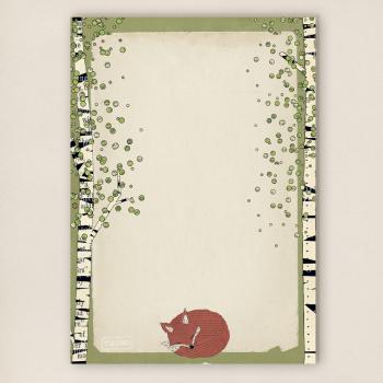 stationery - Writing pad - badger - Kopie