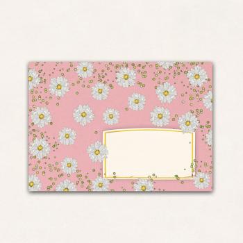 10 x Briefumschläge : Gänseblümchen