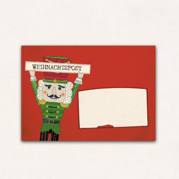 Set of 10 Envelopes with Nutcracker