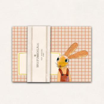 10 x Briefumschläge : Hase
