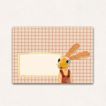 10 x Briefumschläge : Hase