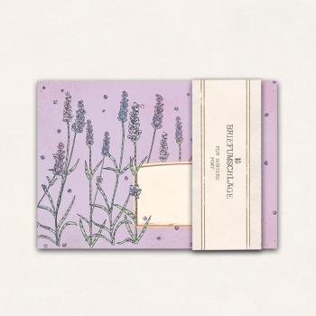 10 x Briefumschläge : Lavendel