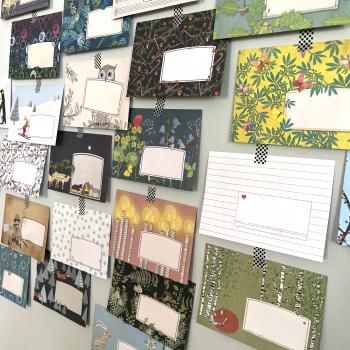 24 Briefumschläge C6 – bunte Umschläge für DIY Adventskalender