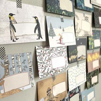24 Briefumschläge C6 – bunte Umschläge für DIY Adventskalender