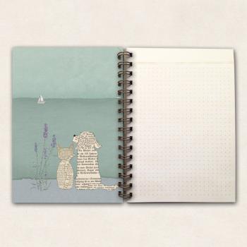 fettes Notizbuch - Dampfer