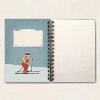 fat notebook - sled dog