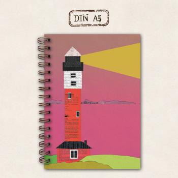 fettes Notizbuch - Leuchtturm pink