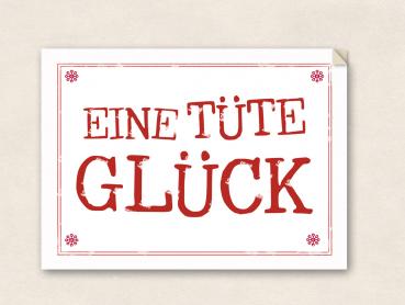 XL Aufkleber : Eine Tüte Glück