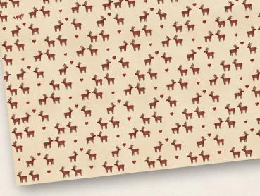 Geschenkpapier : Rentiere