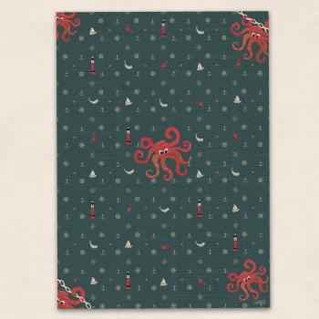 Geschenkpapier : Krake