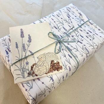 Geschenkpapier : Lavendel