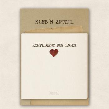 Haftnotizblock Kompliment