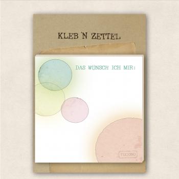 Haftnotizblock Kreise