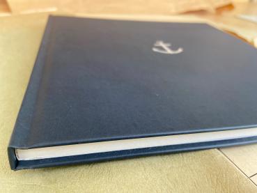 Gästebuch mit Anker - blanko
