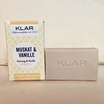 (SALE) Klar Shampoo Muskat & Vanille (für normales Haar)