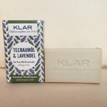 (SALE) Klar Shampoo Teebaumöl/Lavendel