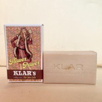 Klar - Retroseife Flower Power