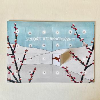 Postkarten Adventskalender Winter