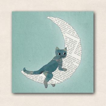 Magnet Mond-Katze