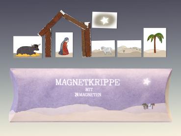 Magnet Krippe mit 24 Magneten