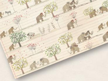 Geschenkpapier : Mammuts