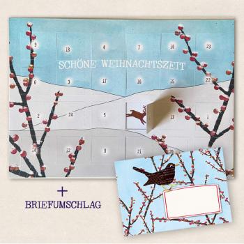 Postkarten Adventskalender Winter