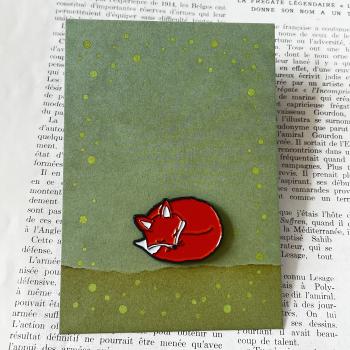 Emaille Pin - Fuchs