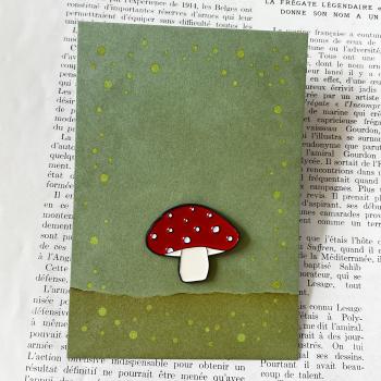 Emaille Pin - Pilz